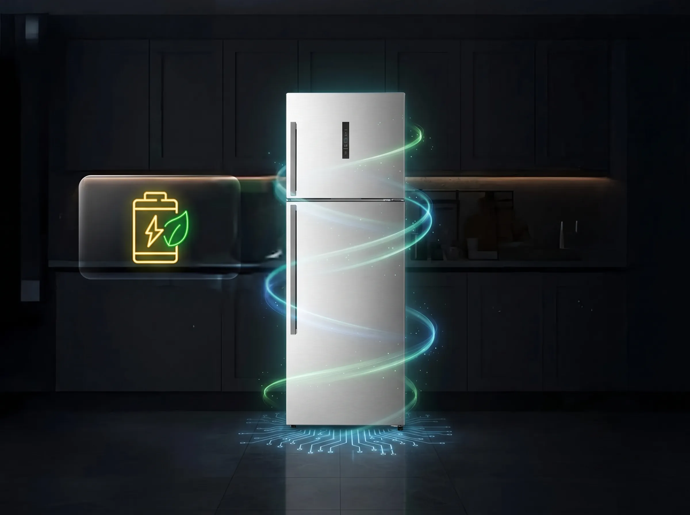 Inverter Compressor, Energy Saving Cooling.
